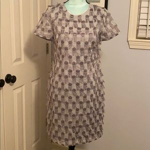 NWOT Banana Republic gray eyelash dress